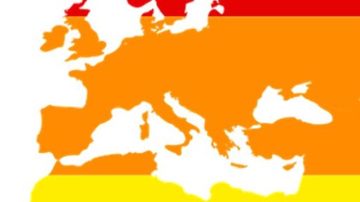 Bild Kartenausschnitt Europa